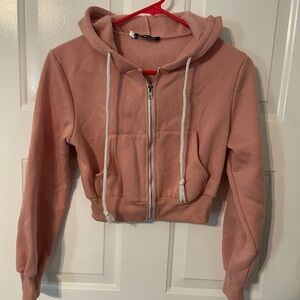 Women’s xs cropped zip hoodie